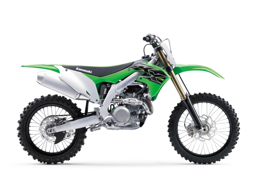 Vista lateral direita Kawasaki KX450F 2019