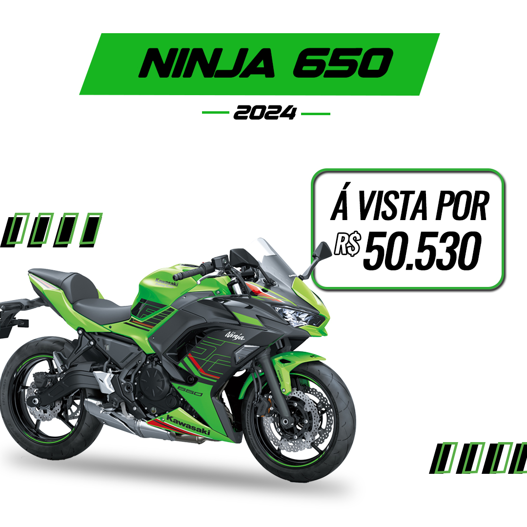 Ninja 650 verde 2024