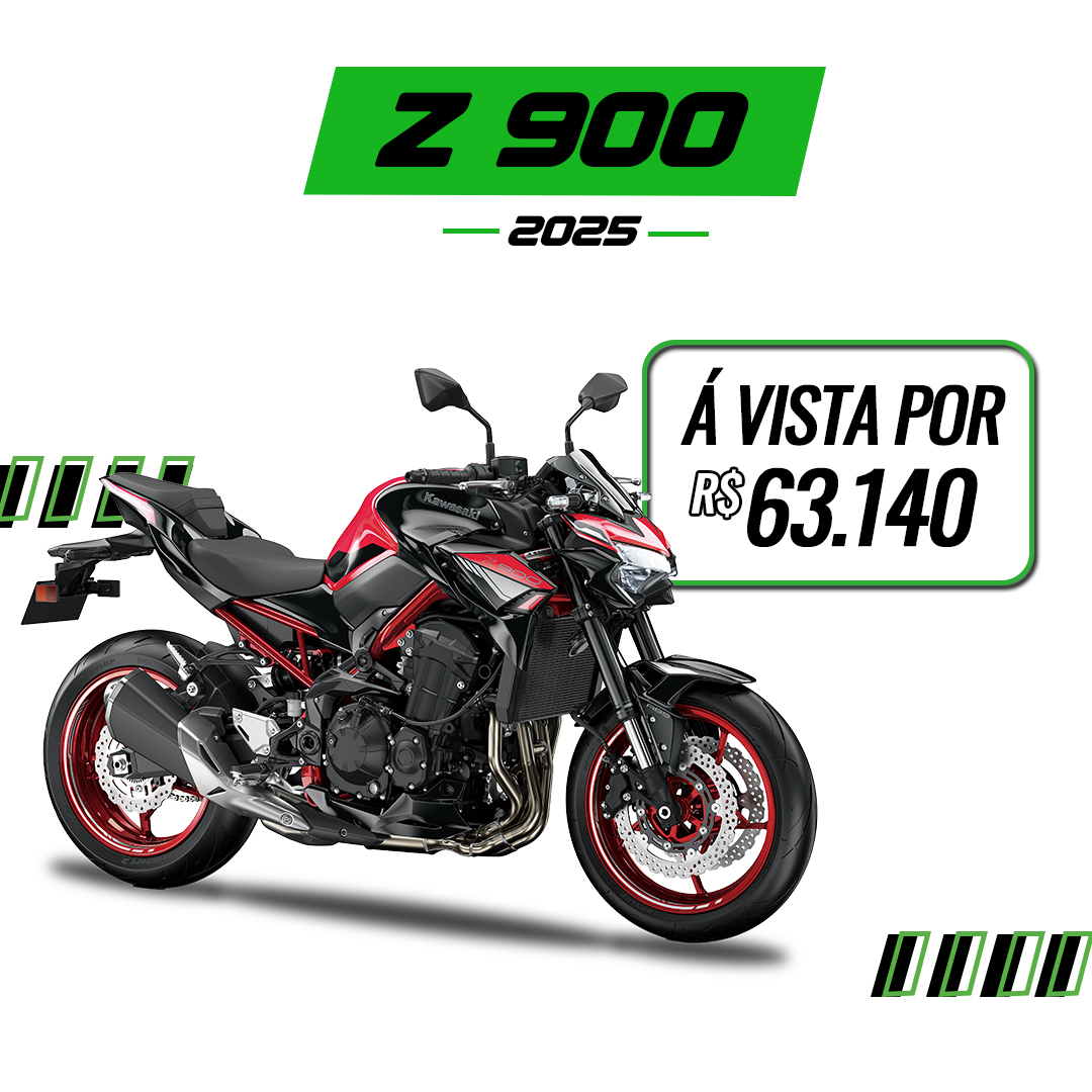 Z900 vermelha - 2025