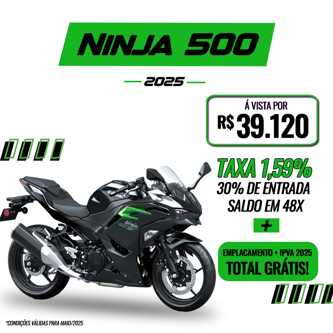 Ninja 500 - Cinza