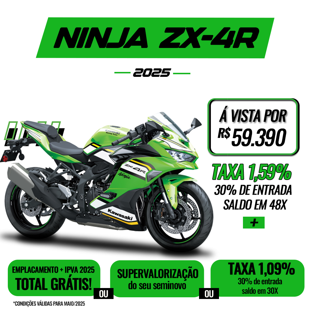Ninja ZX4R 2025