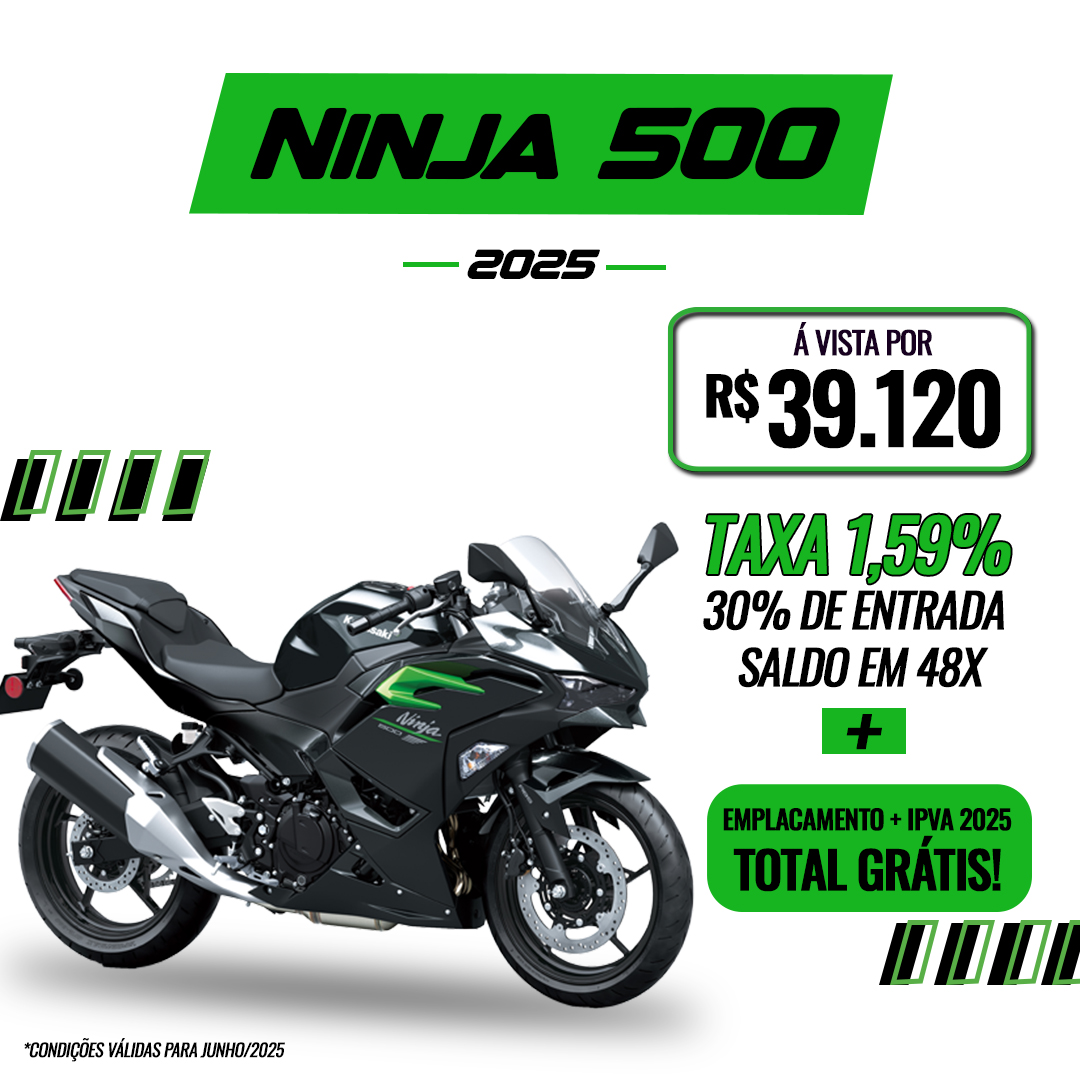 Ninja 500 - Cinza