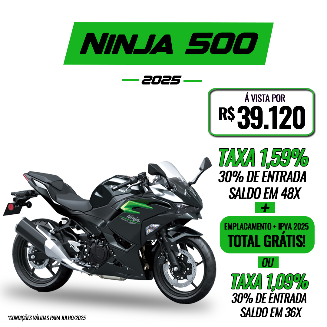 Ninja 500 - Cinza