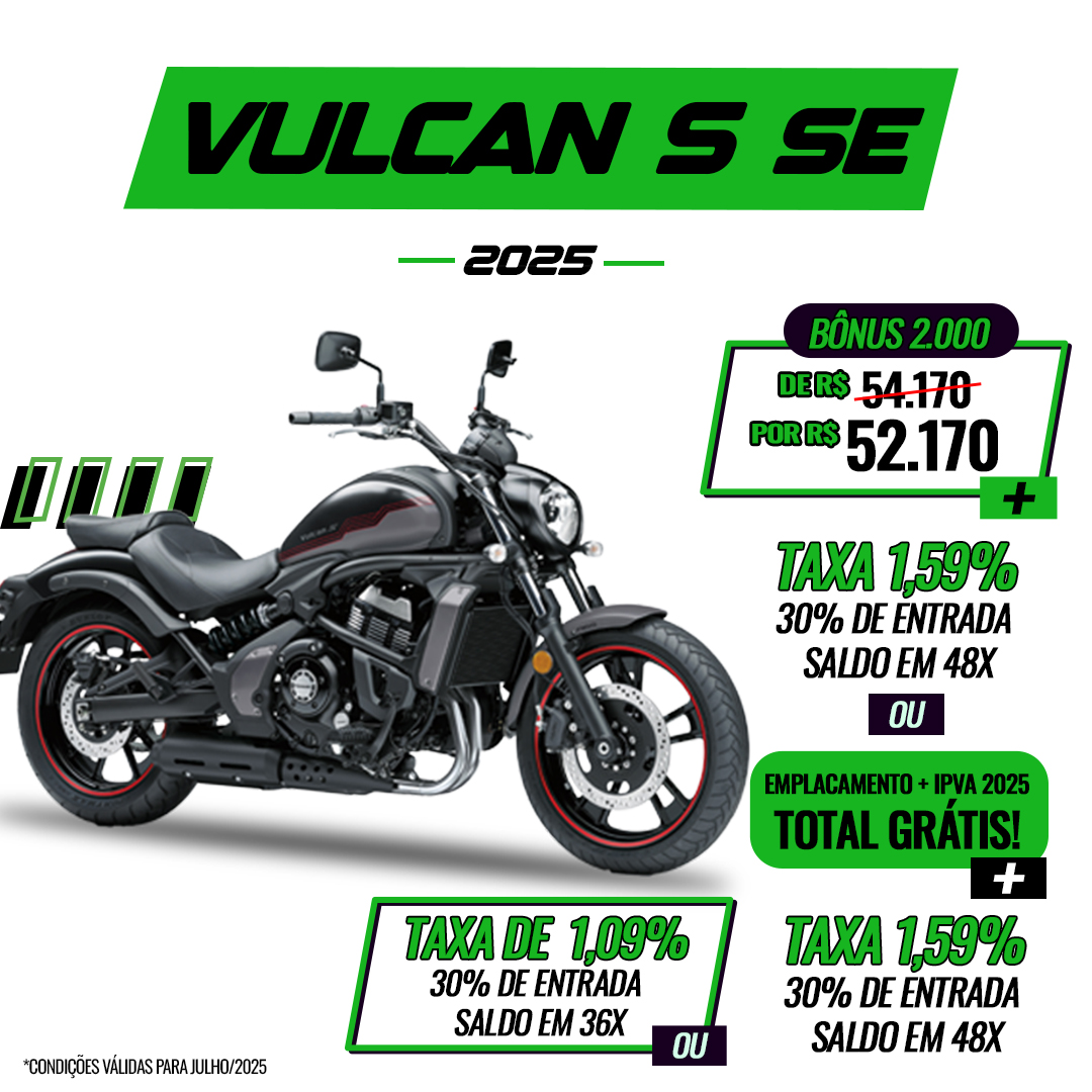 Vulcan S SE Vermelha - 2025