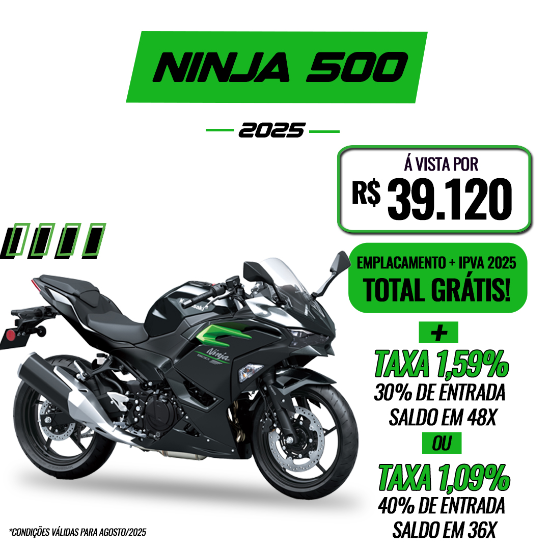 Ninja 500 - Cinza