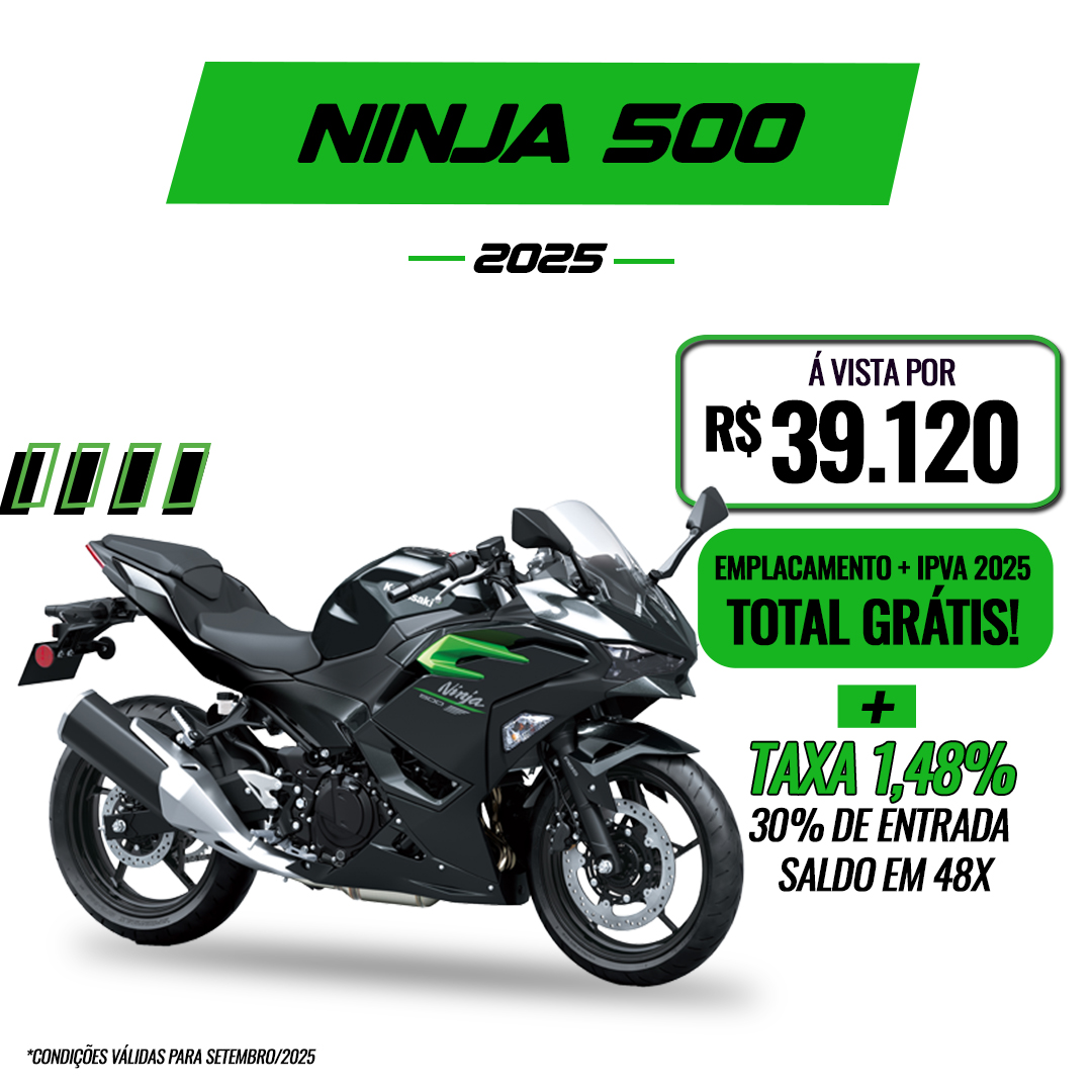 Ninja 500 - Cinza