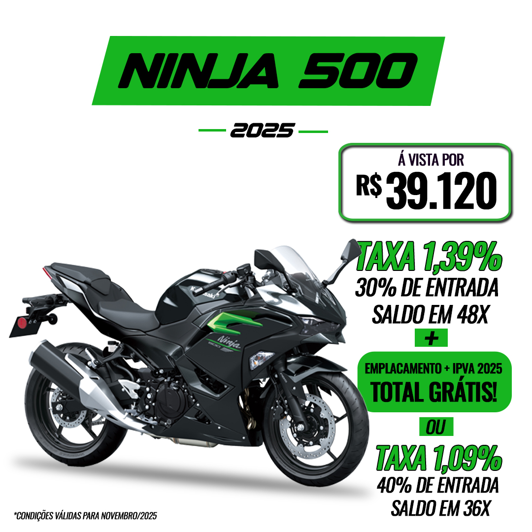 Ninja 500 - Cinza