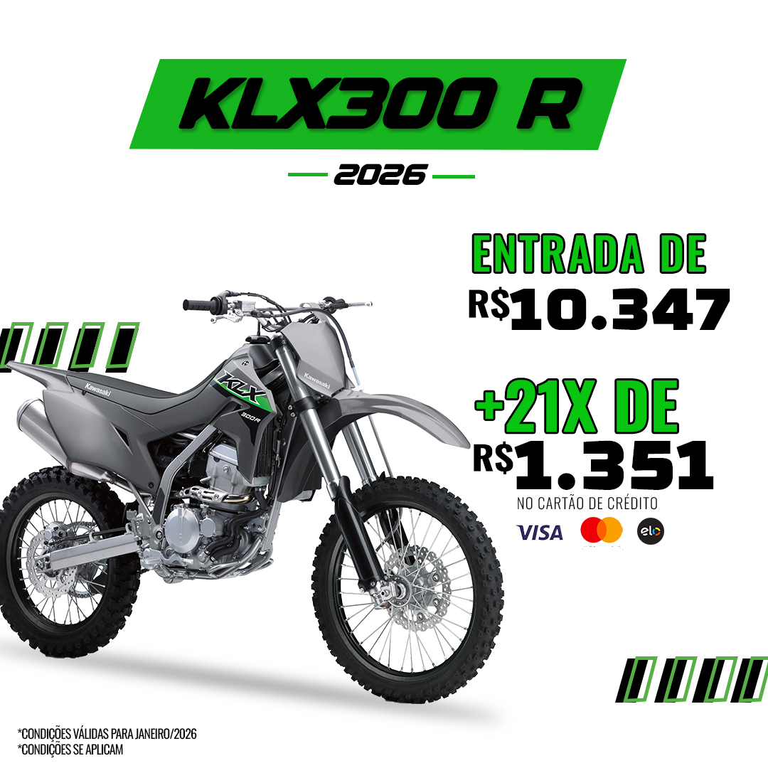 KLX300R Cinza - 2026